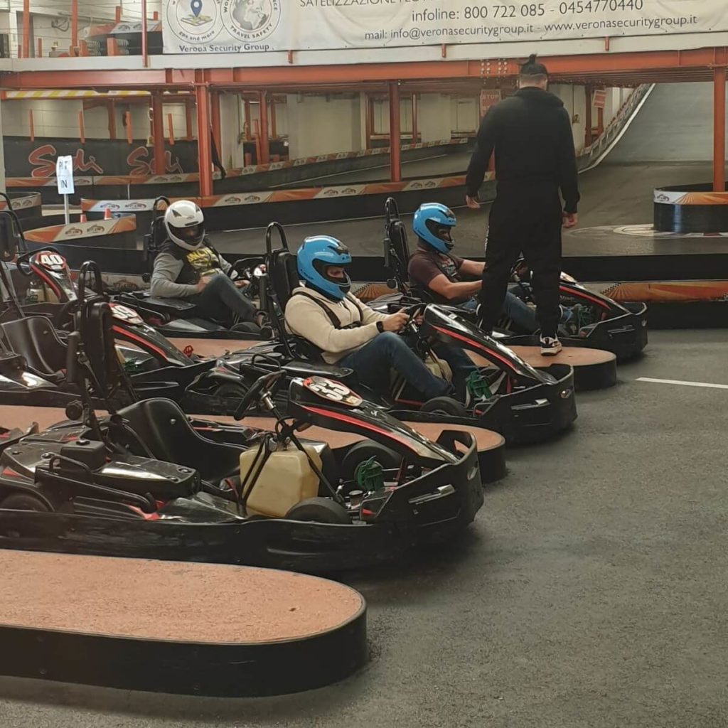 Affi Kart Indoor in the karts