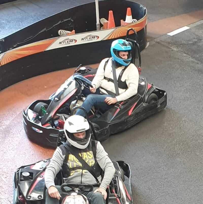 Affi Kart Indoor on the track